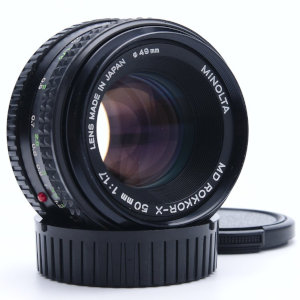Minolta MD Rokkor-X 50mm f/1.7 Prime Lens