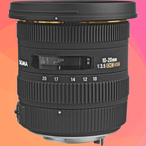 Sigma 10-20mm f/3.5 EX DC HSM Wide Angle Zoom Lens