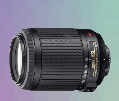 Nikon 55-200mm f/4-5.6G ED IF AF-S DX VR Zoom Lens