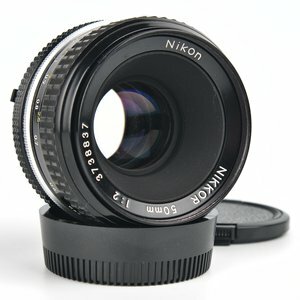 Nikon Nikkor 50mm f/2 Ai Manual Focus F-Mount Lens