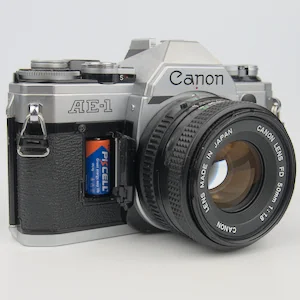 The Canon AE-1 needs a 6V battery in order to function. A 4LR44 battery will work and they are easy to get.