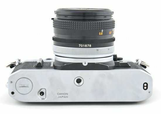 Canon AE-1 Camera Bottom