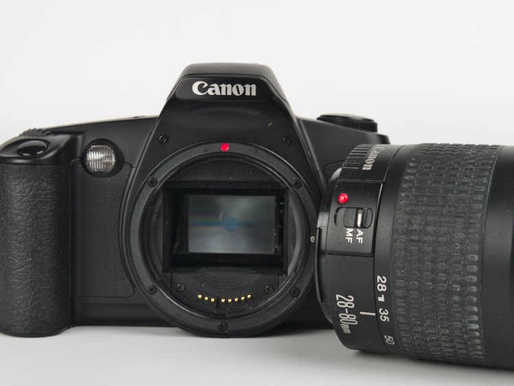 The Canon EF lens mount is a bayonet style interchangeable lens mount designed for use with Canon EOS-series single-lens reflex (SLR) cameras.