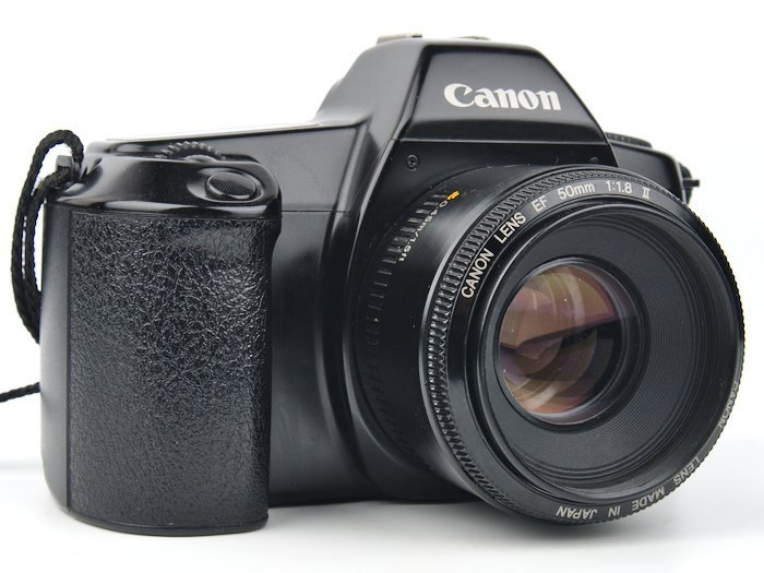 The Canon EOS Rebel is the first 35mm film camera in the Rebel line. The Rebel S is the same camera, but with a built in flash.
