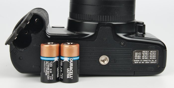 CR123A Camera Batteries and Tripod Mount