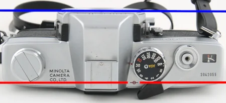 Flange Distance as Shown on a Minolta SRT-101