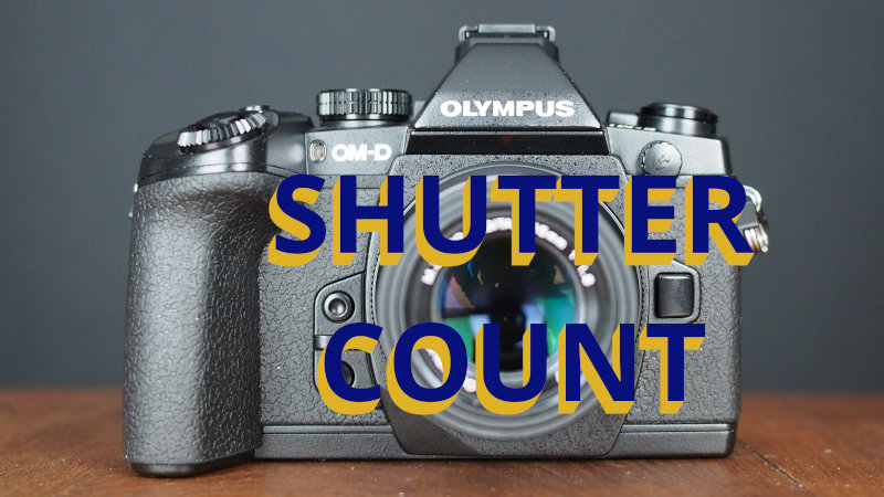 How to check the shutter actuation count on Olympus cameras. This applies to check the shutter count on OM-D and PEN models, as well as OM Systems cameras.