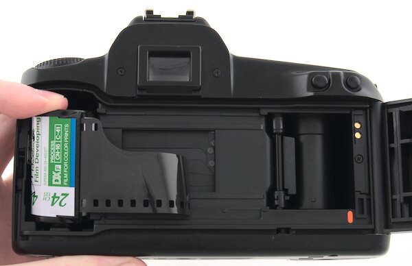 Canon EOS Rebel Load 35mm Film Cartridge
