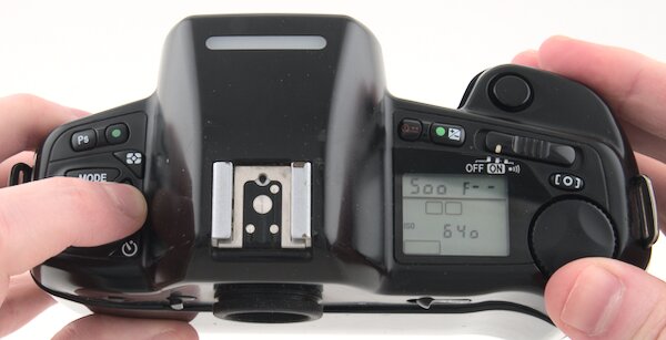 Nikon N90 Change film ISO
