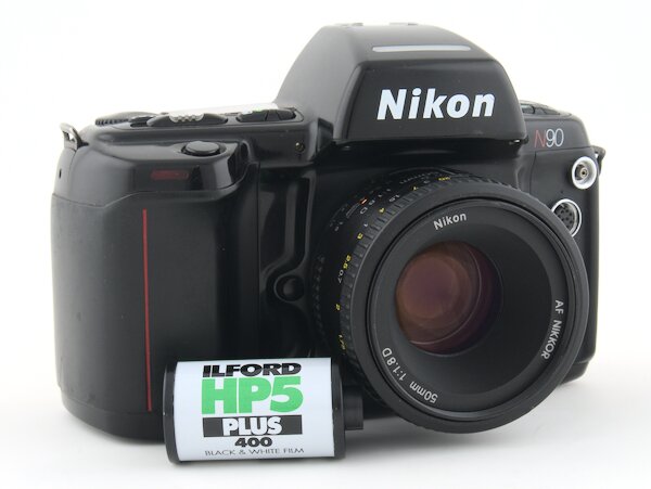Step-by-step how to successfully rewind and remove the film from your Nikon N90. Don't expose your film by unloading it incorrectly.
