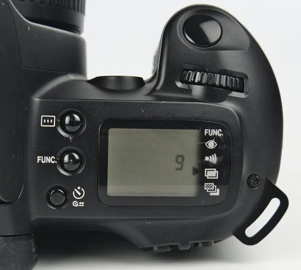 Multiple Exposures Setting Set to 9 for Rebel G