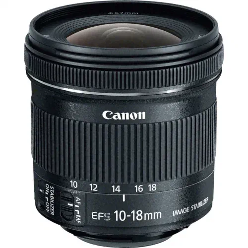 Canon EF-S 10-18mm f/4.5-5.6 IS STM wide zoom lens