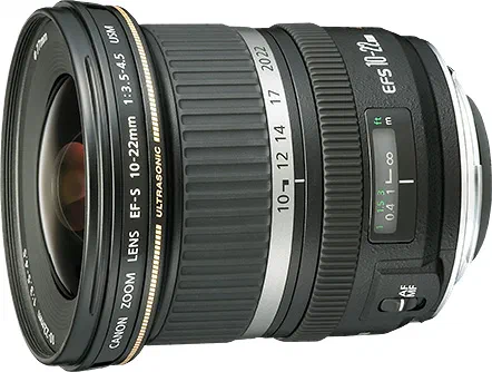 Canon EF-S 10-22mm f3.5-4.5 zoom lens
