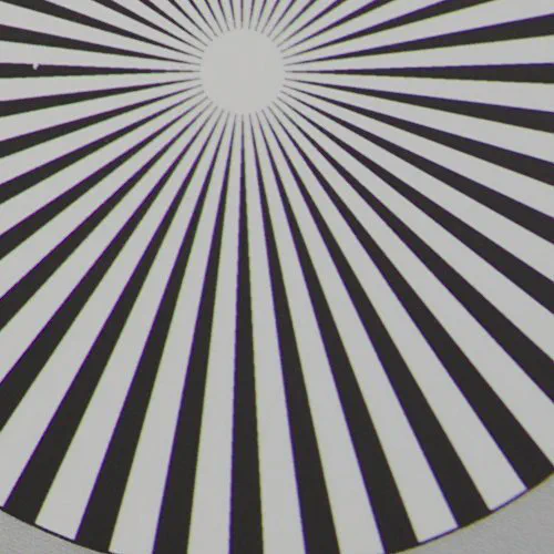 Test Image Corner Crop at f/8