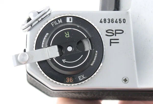 Pentax Spotmatic Film Rewind Lever