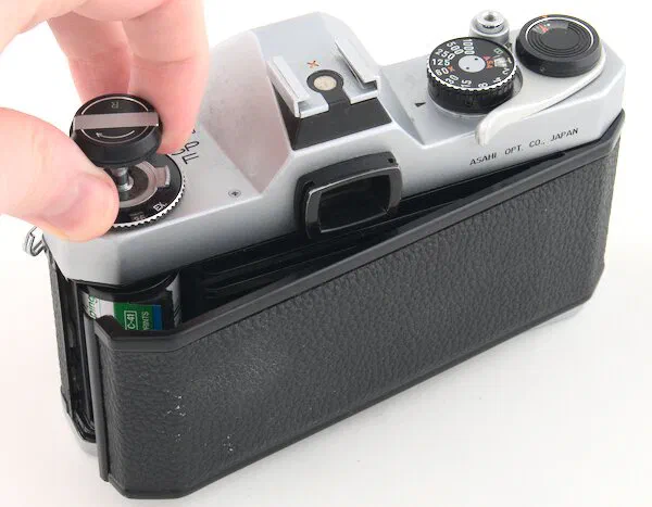 Pentax Spotmatic Open Film Door