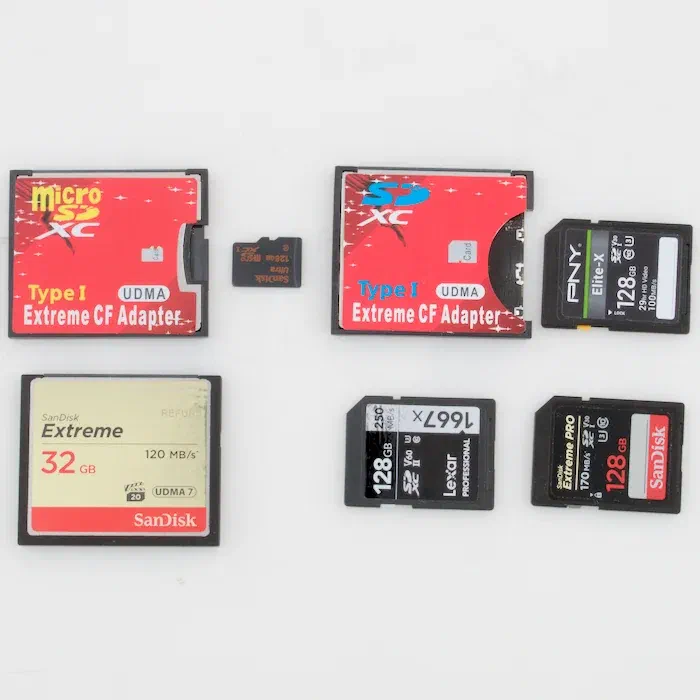 SD and microSD to CompactFlash adapters. SD and microSD to CompactFlash adapters.