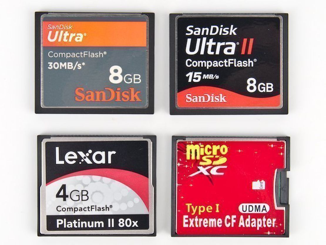 Canon EOS 40D CompactFlash Memory Card Compatibility