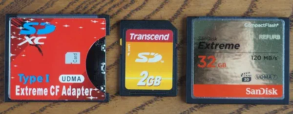 SD to CF card adapter. SD to CF card adapter.
