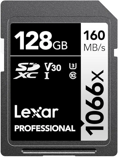 Lexar Pro 1066x 128GB SD Card Lexar Pro 1066x 128GB SD Card