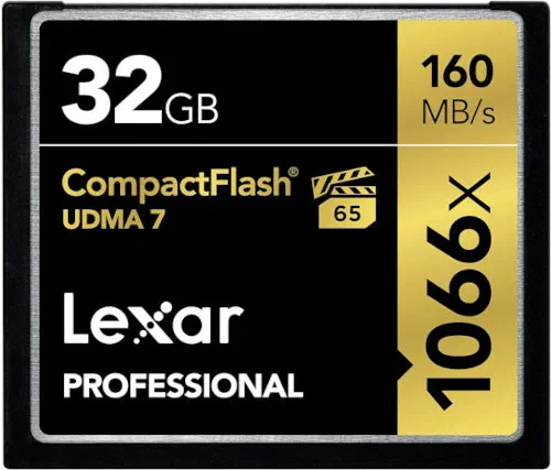 Lexar Professional 1066x 32GB Compact Flash Card