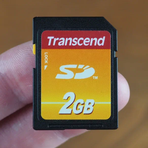 Transcend 2GB SD Card. Transcend 2GB SD Card.