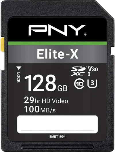 PNY Elite-X 128GB SD Card PNY Elite-X 128GB SD Card