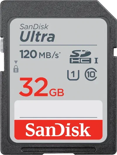 SanDisk Ultra 32GB SD Card SanDisk Ultra 32GB SD Memory Card
