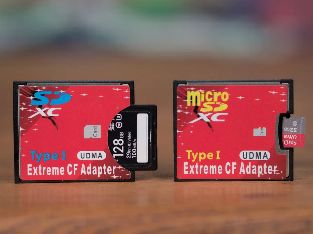 SD and microSD to CF Adapters SD and microSD to CF Adapters
