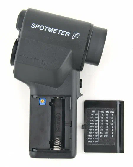 Minolta Spotmeter F Battery Compartment
