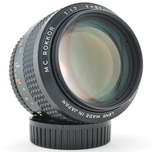 Minolta MC Rokkor 85mm f/1.7 Portrait Lens Minolta MC Rokkor 85mm f/1.7 Portrait Lens