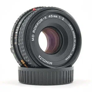 Minolta MD Rokkor-X 45mm f/2 SLR Lens Minolta MD Rokkor-X 45mm f/2 SLR Lens