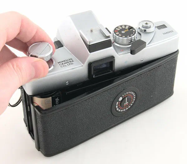Minolta SRT-101 Open Film Back Minolta SRT-101 Open Film Back