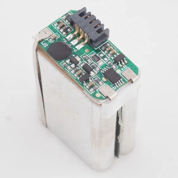 Battery protection board on a third party battery. Battery protection board on a third party battery.