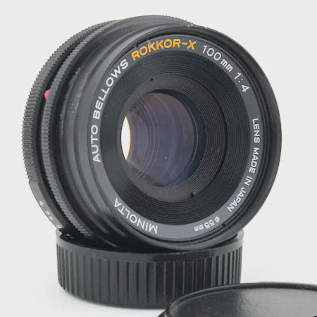 Minolta Auto Bellows Rokkor X 100mm f/4 Lens