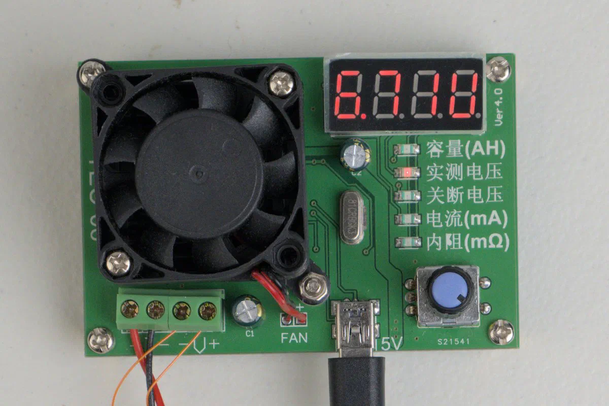 Battery voltage showing 6.71V