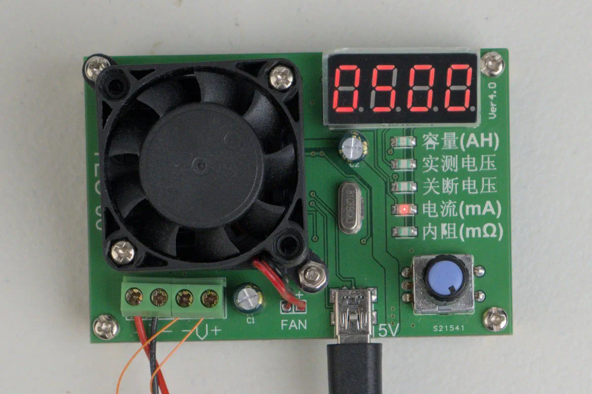Discharge rate of 500 mAh. Discharge rate of 500 mAh.