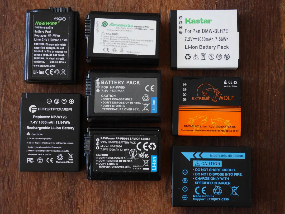 A variety of different batter brands. A variety of different batter brands.
