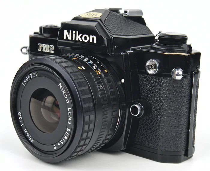 FM2 w/ 35mm Series E Lens Made in Japan