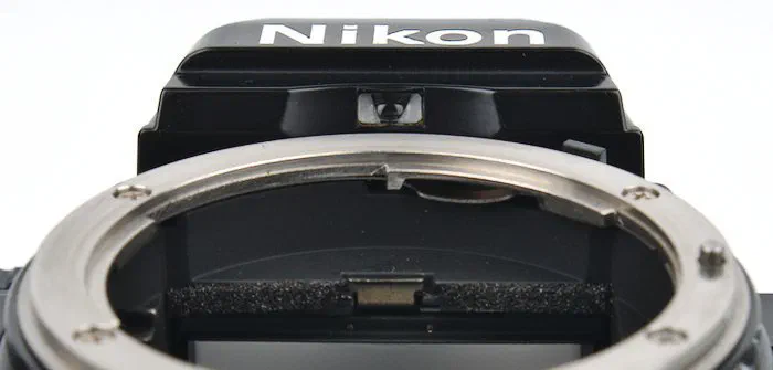 Lens Aperture Window above mount for Nikkor lenses