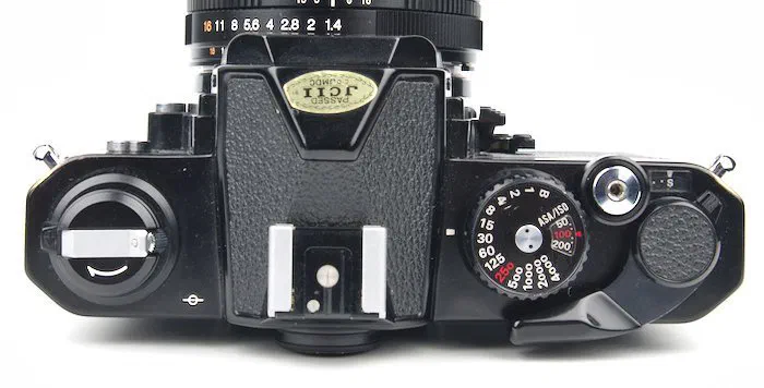 FM2 Top Photography Controls Shutter Speed ISO
