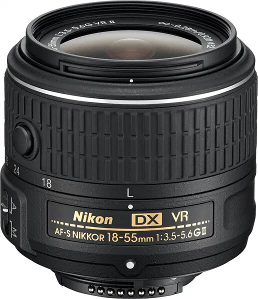 Nikon 18-55mm f/3.5-5.6G ED VR II DX Zoom Lens