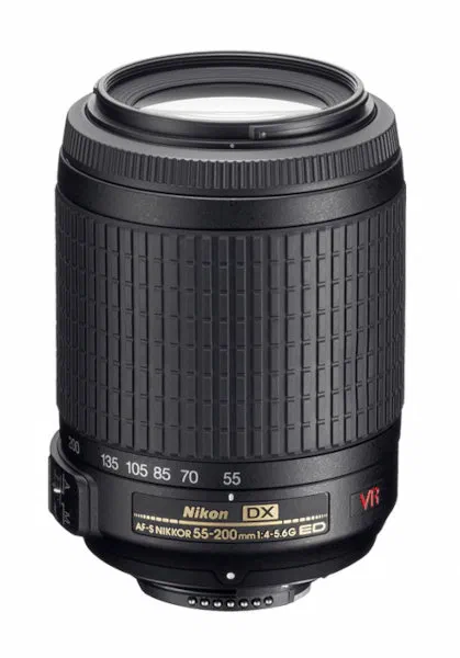 Nikon 55-200mm f/4-5.6G ED IF AF-S DX VR Zoom Lens