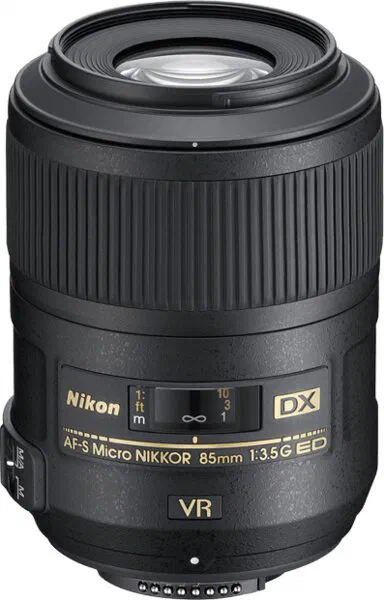 Nikon AF-S DX Micro Nikkor 85mm f/3.5G ED VR Telephoto Macro Lens Nikon AF-S DX Micro Nikkor 85mm f/3.5G ED VR Telephoto Macro Lens