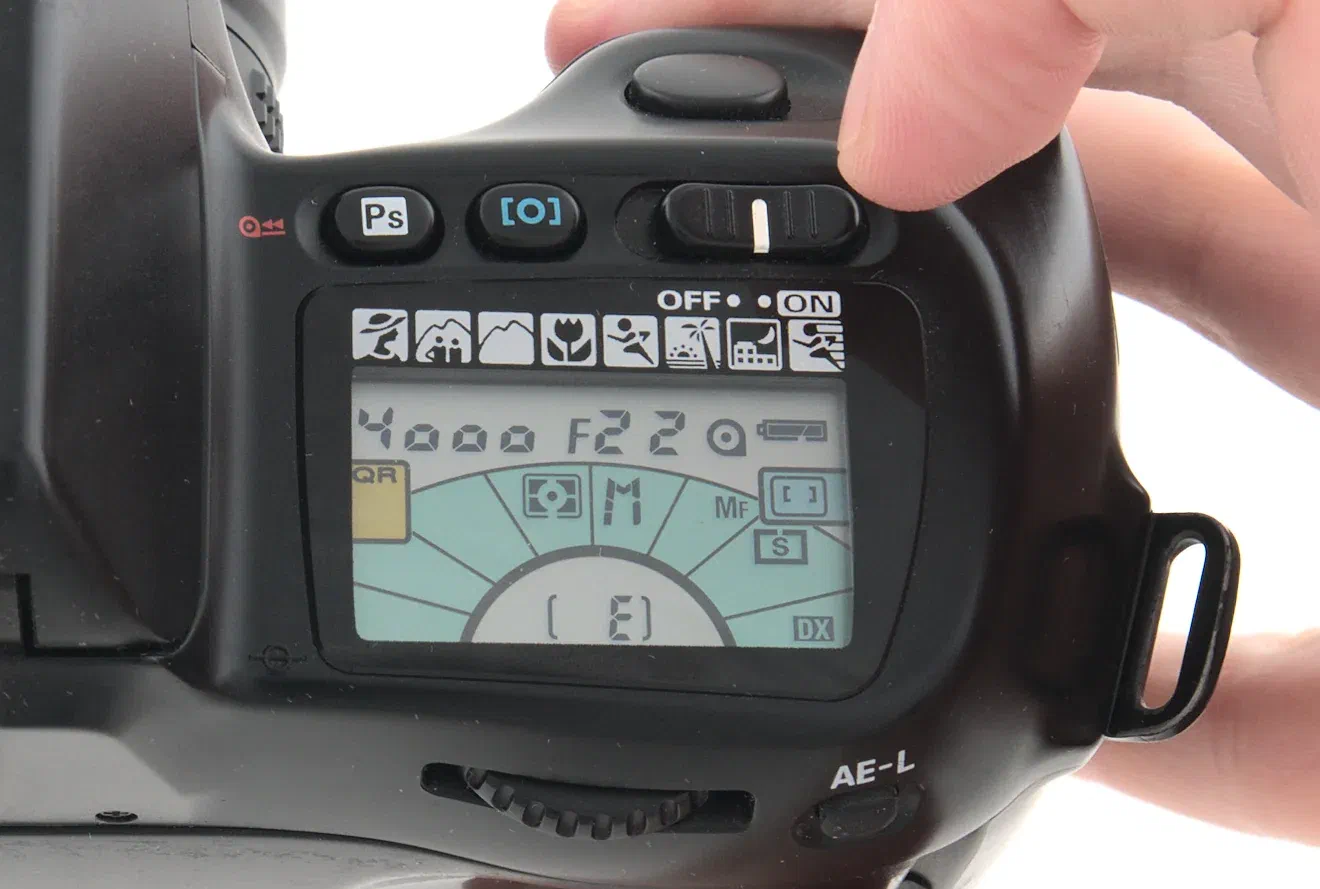 Film loaded into the Nikon N70