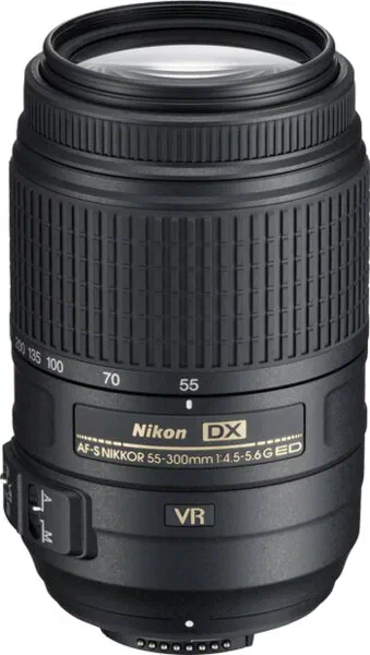 Nikon 55-300mm f/4.5-5.6G ED VR Telephoto Zoom Lens