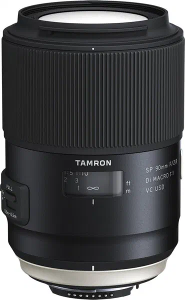 Tamron SP 90mm F/2.8 Di MACRO 1:1 VC USD Tamron SP 90mm F/2.8 Di MACRO 1:1 VC USD