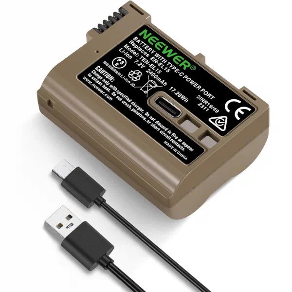 Neewer EN-EL15 with built-in USB-C Charing Neewer EN-EL15 with built-in USB-C Charing