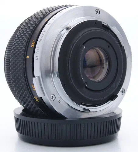 Rear Element of the Olympus OM Lens Mount Rear Element of the Olympus OM Lens Mount