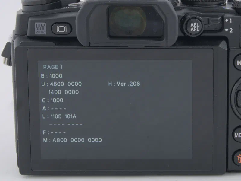 Check the shutter count on an Olympus Digital Camera Page 1 Check the shutter count on an Olympus Digital Camera Page 1